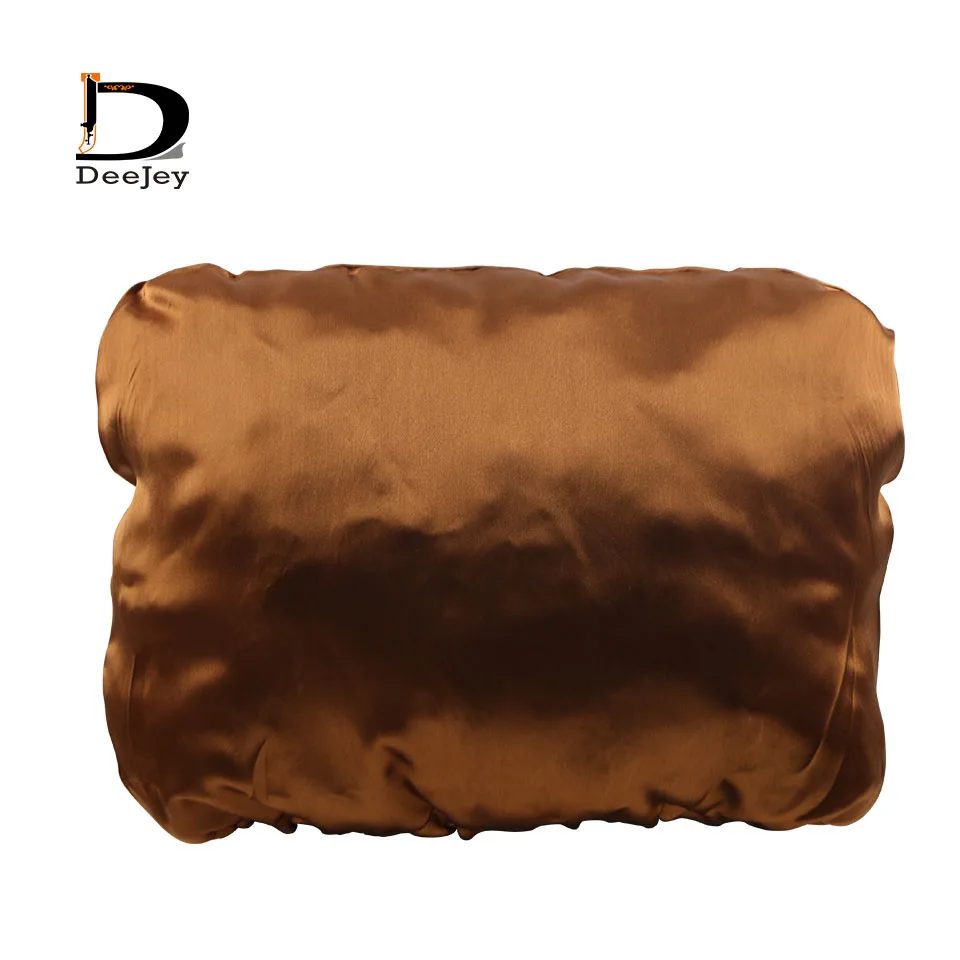 Custom design logo printing satin silk car head pillow case cover hair resistant proof protection car cover