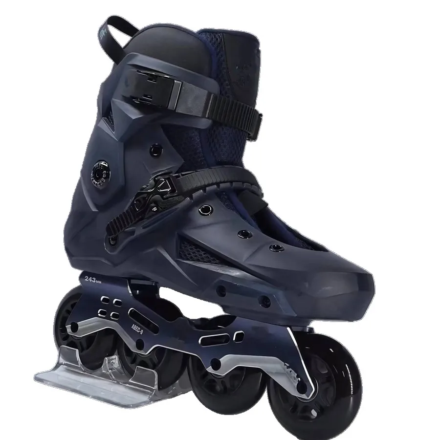 YSMLE Adults Men Women Beginner Professional Outdoor Sport Unadjustability size ALU Chassis 4 PU wheels Inline skates