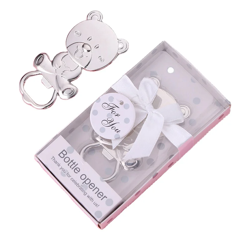 Ywbeyond New Baby shower party return gifts souvenirs baptism favors bear bear bottle opener