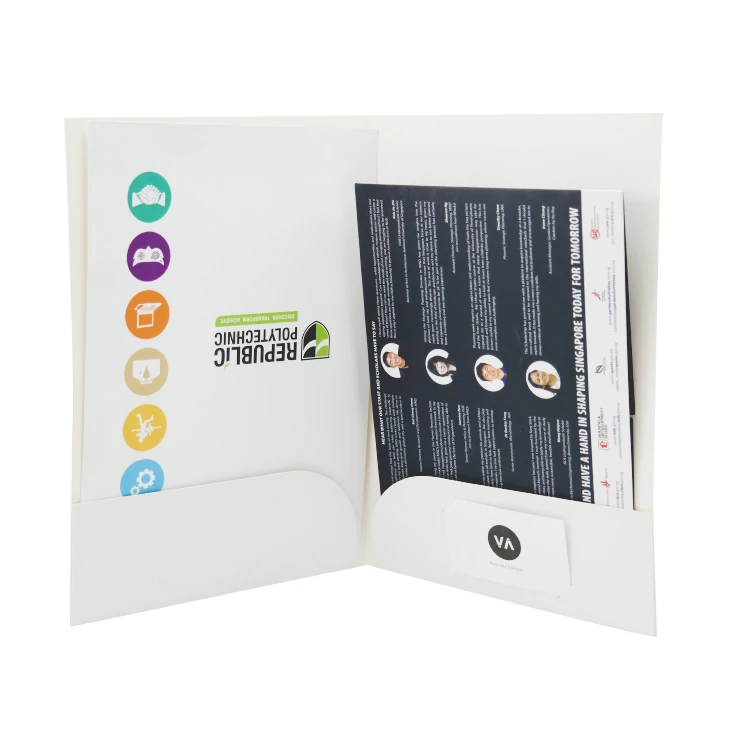 Профессиональная папка для документов и офиса с логотипом на заказ для контракт А4