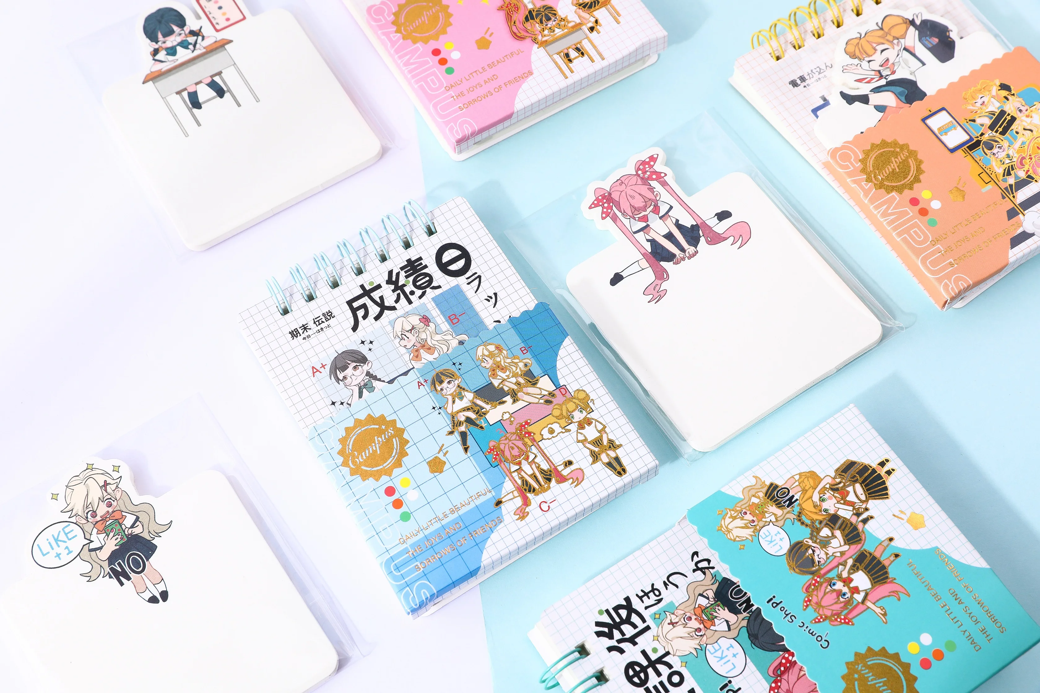 wholesale A7 hardcover paper journal spiral student notebook notepad school stationery