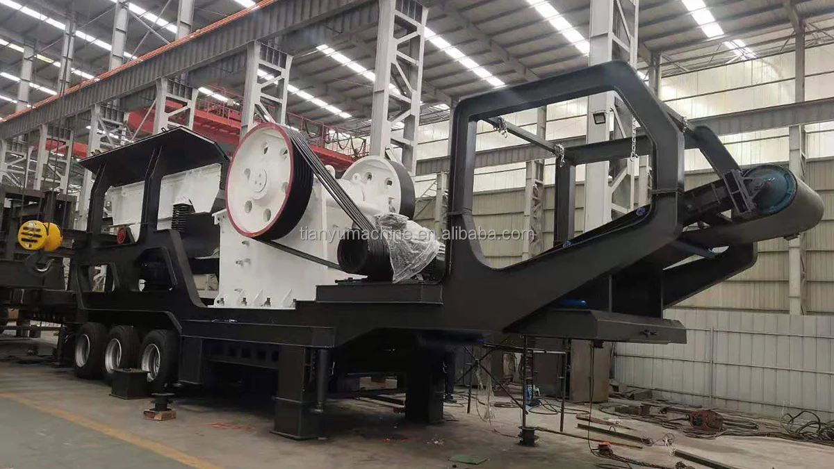 High Quality 20tph Mobile Sand Making And Crushing Station For Quarry Coal Construction Waste