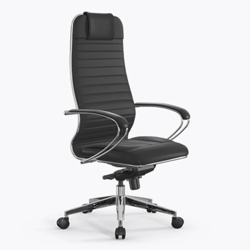 Factory price high back executive boss swivel chair height adjustable PU leather office chair