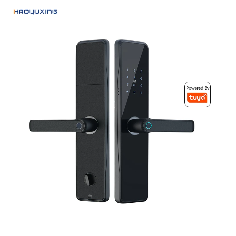 Aluminum alloy Security Smart Life Locks For Door Security CE Certified WiFi APP Access fingerprint password smart lock