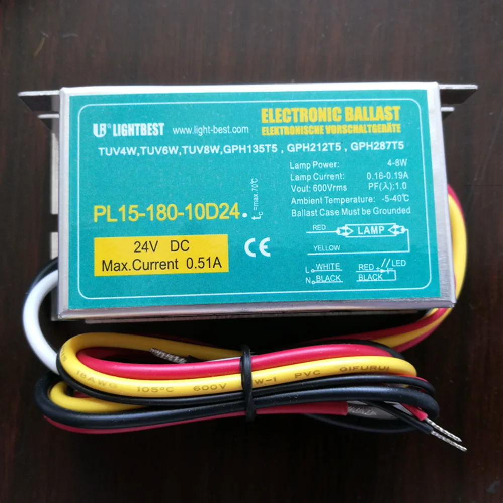 DC 12V 24V uv germicidal lamp 254nm uvc light for air purification