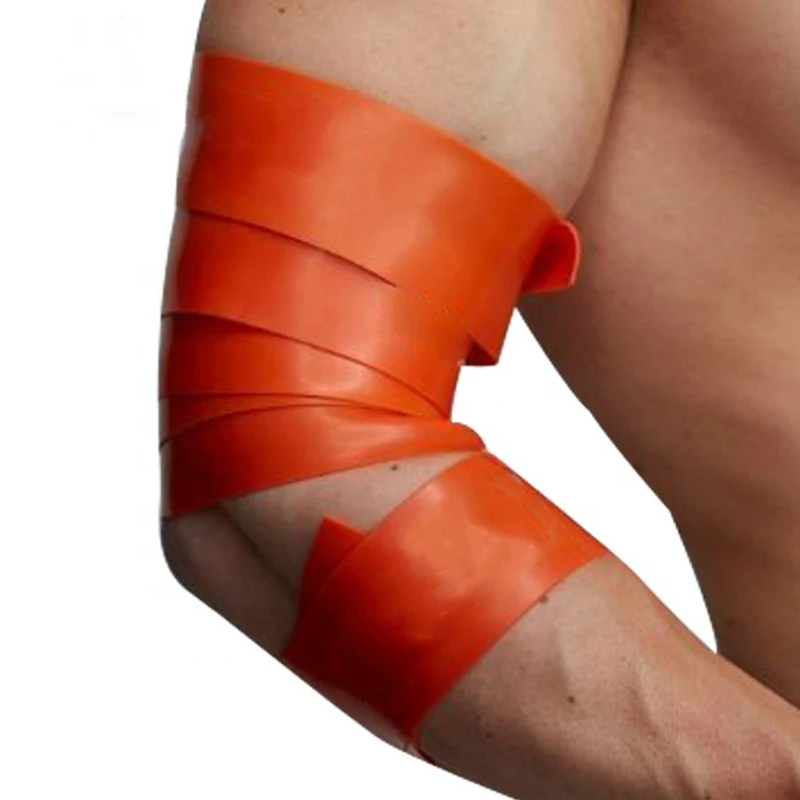 Customized Anti-Slip 1.5mm thickness Latex Muscle Compression Floss Band Elbow Arm Leg Voodoo Flossing Band theratool floss band