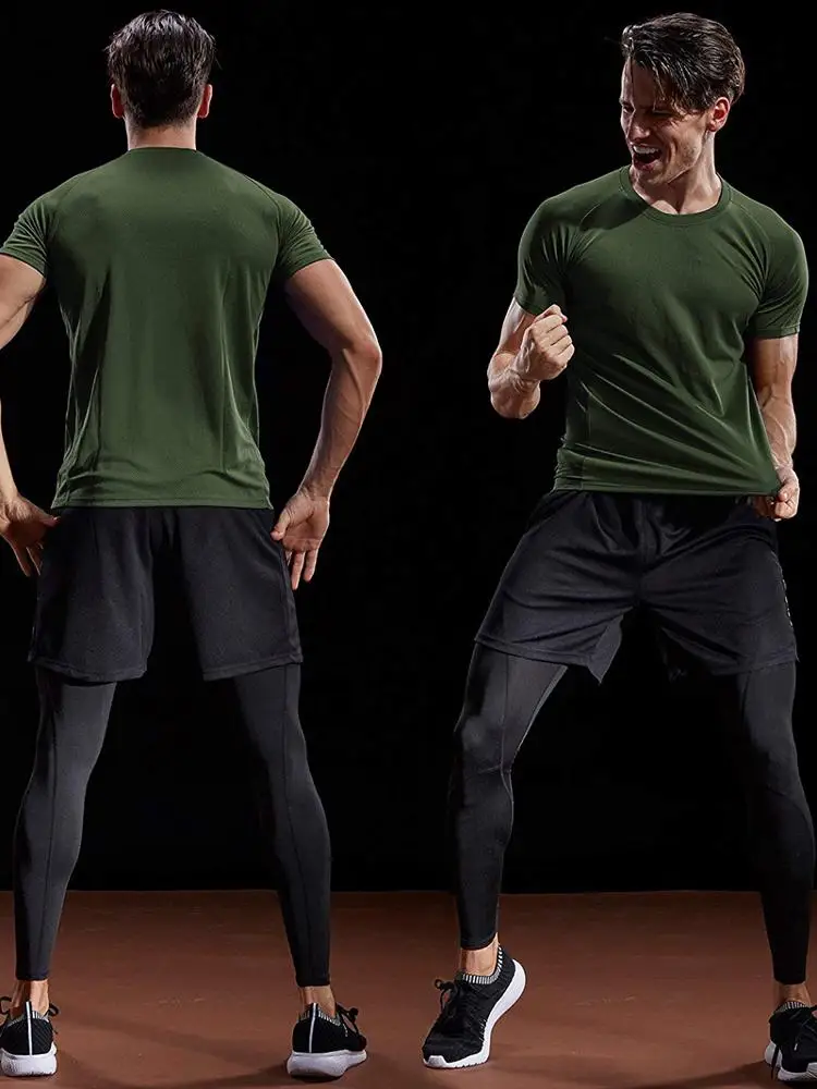 Мужская спортивная футболка для бега с принтом на заказ, черные футболки из сетчатой ткани