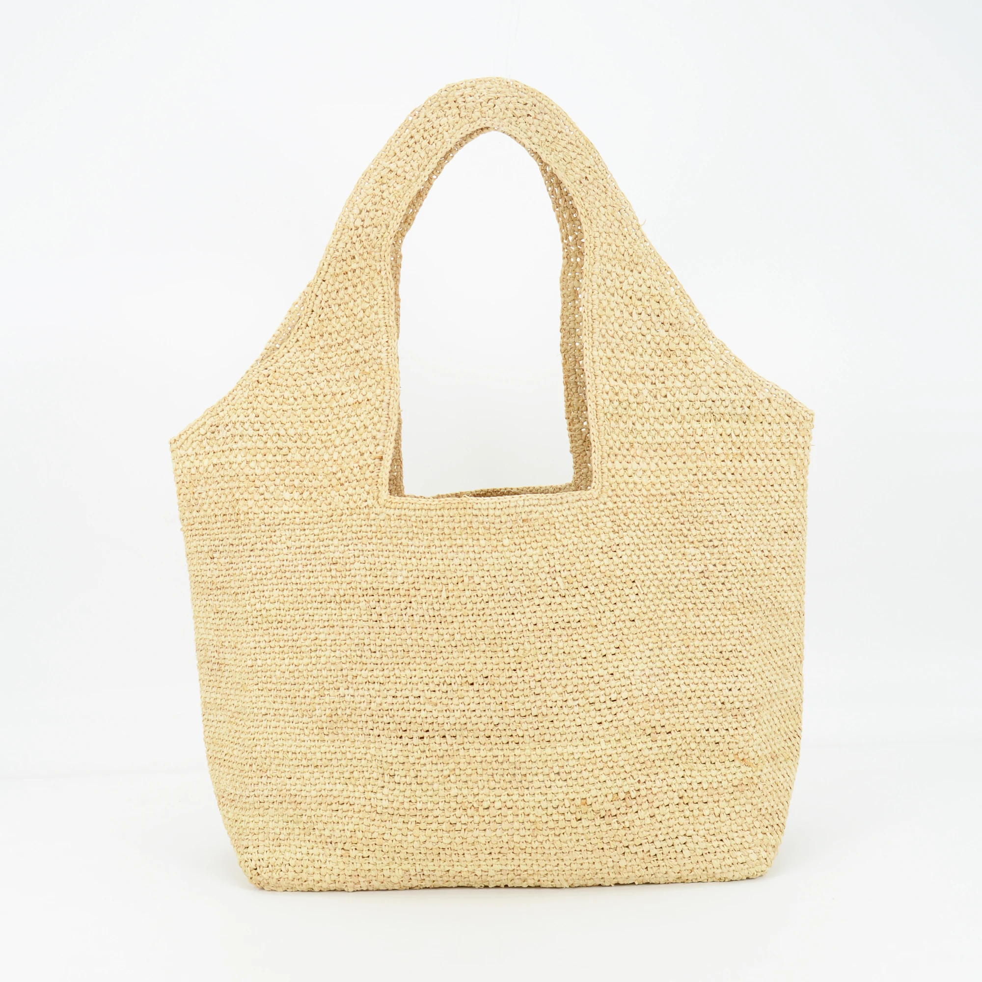 Большая богемная винтажная Сумка-тоут из соломы в стиле рафии, Женская Портативная сумка через плечо в стиле преппи для лета и весны