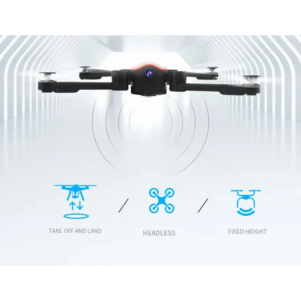 DC newest design Foldable 2.4G Long Fly Time HD RC Quadcopter Drone With Camera 720p