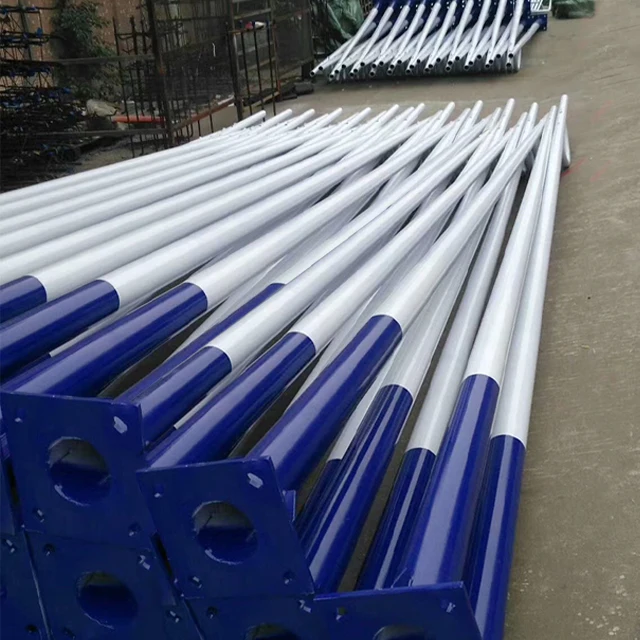 outdoor 4m 5m 6m 7m 8m 9m 10m 20m 30mstreet light pole galvanized steel solar post lamp pole