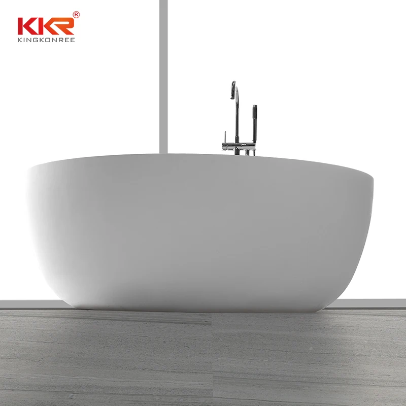 
Japanese Adult Size tall soak Bathtubs Artificial Stone Free Standing Bath tub 