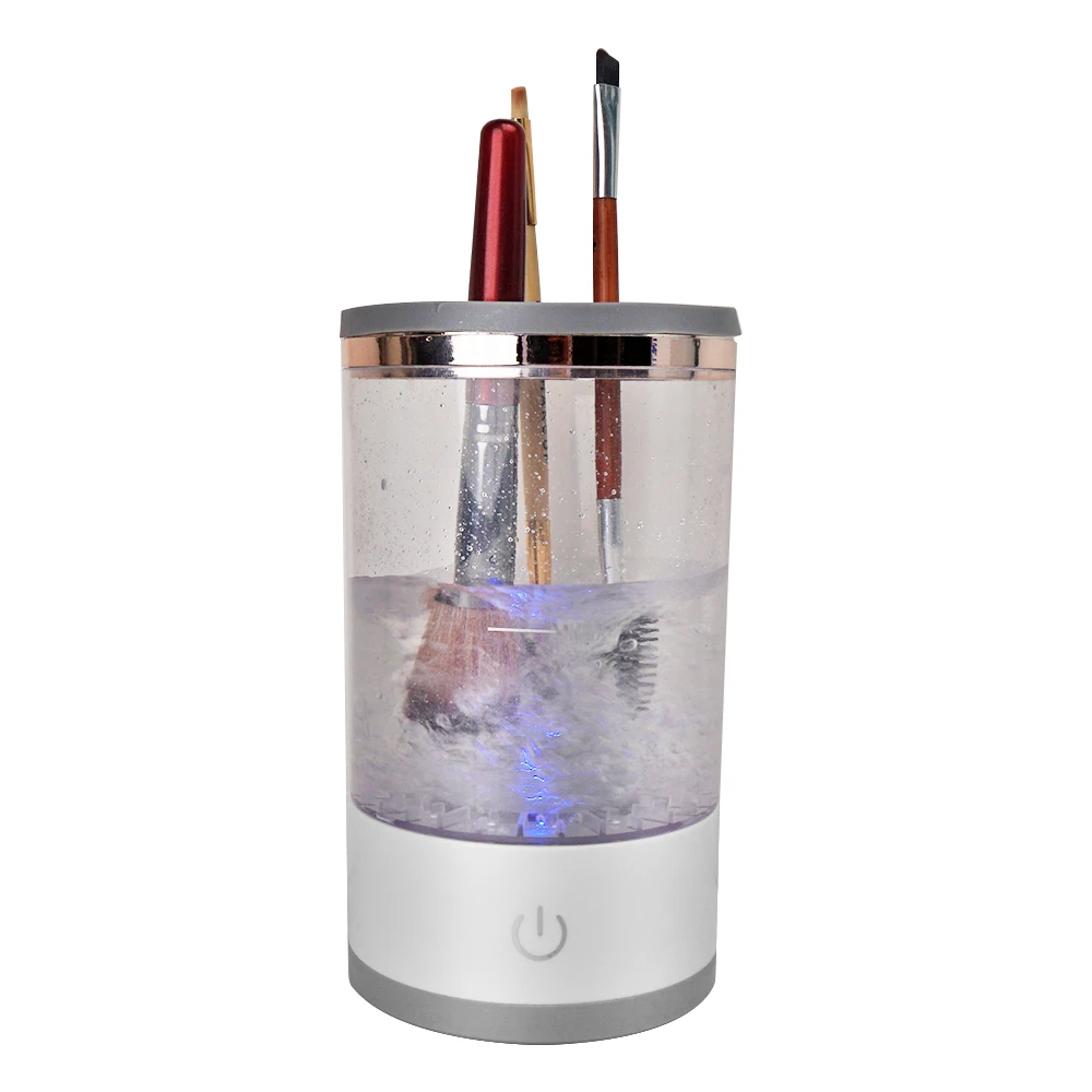Rechargeable Portable Automatic Cosmetic Brushes Cleaner Spinner Washing Machine Dryer Electric Makeup Brush Cleaner Machine