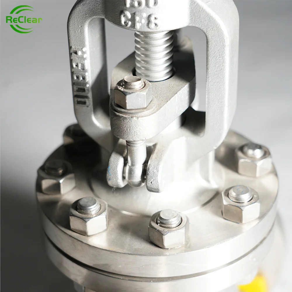 304 нержавеющая сталь фланцевый шаровой клапан Pn16 J41w Dn15-Dn150 для оборудования по очистке воды