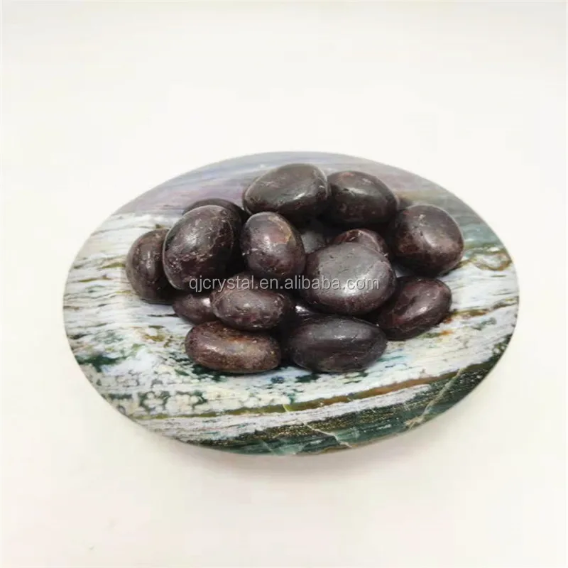 Wholesale Natural Garnet Crystal Raw Tumbled Stone Rough Stone Macadam Gravel Garnet crystal Palm for Raw material