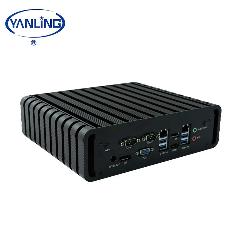 X86 промышленных Mini-ITX материнская плата с GPIO Windows7/8/10/Linux i3 i5 i7 встроенный безвентиляторный ПК