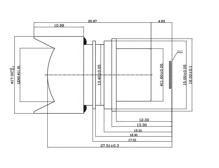 Optical Lenses 1.3Megapixel 15 Degree Horizontal lens 20 degree 19mm Focal Length F1.6 Cctv M12 Mount Lens 118 cs fixed lens 28m
