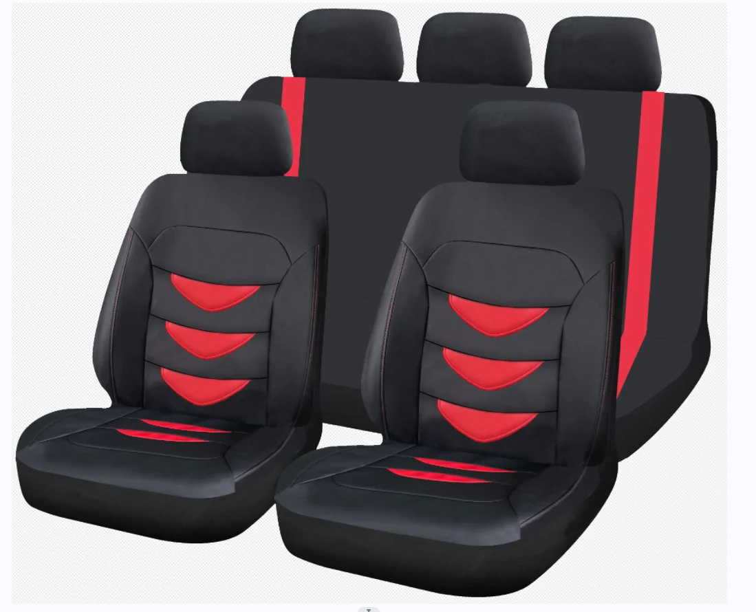 Factory Customized Car Seat  New Design Leather Fabric Car Interior Accessories Universal Fit Car Seat Cover