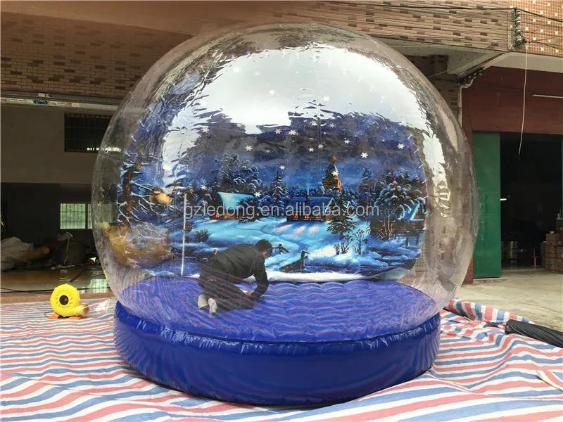 Cheap Price Inflatable Christmas Snow Globe for Sale High Quality Advertising Ball Indoor and Outdoor