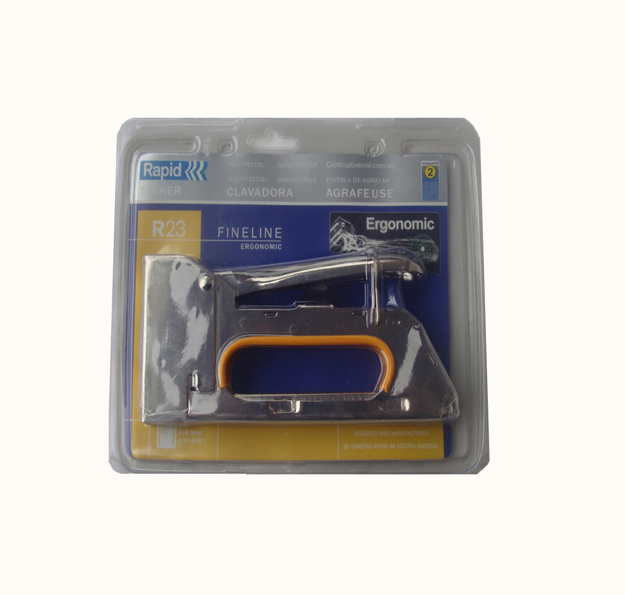 Sweden Rapid High Quality 13 8 Multipurpose Outward Clinch heavy duty metal manual R23 hand upholstery sofa Staple Gun Tacker