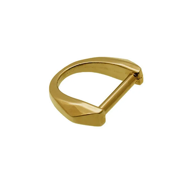 Factory price custom handbags accessory D ring metal buckle for purse Zinc Alloy rush proof Nickle/gold/brushed bronze 25mm/32mm
