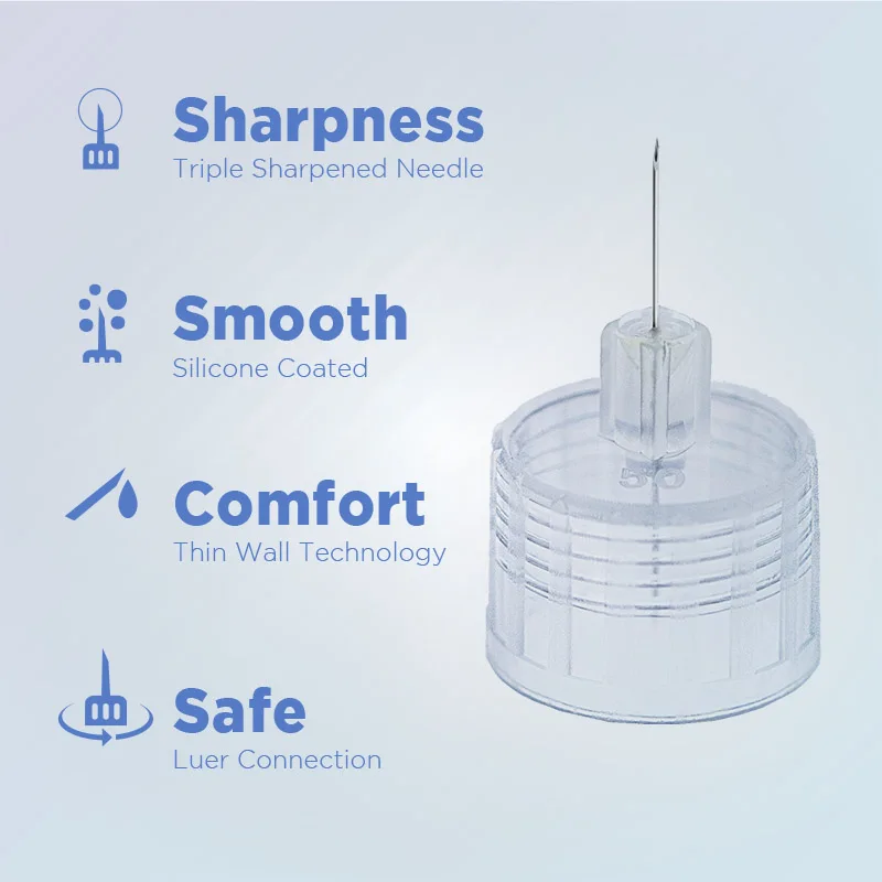 
Disposable Micro Fine Insulin Pen Needles 31g 5mm for Insulin Syringe Pen 100 pcs of box 