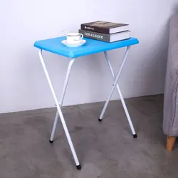 Portable Round Folding Picnic Table Small And High Mobile Table Outdoor