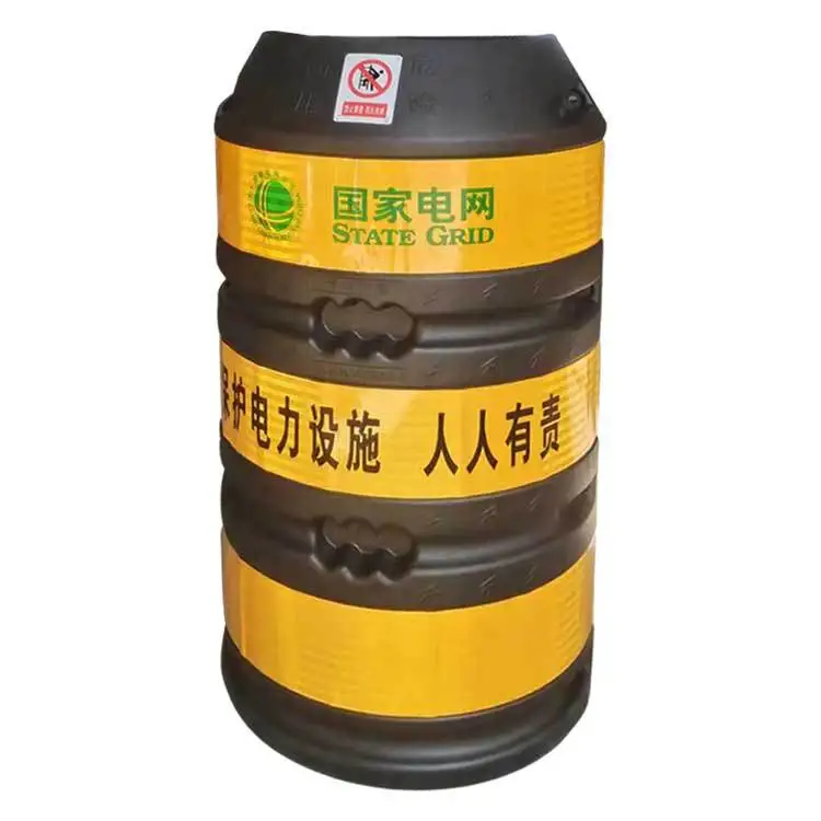 Roadway Safety Anti-collision Barrel Guardrail Rolling Barrier