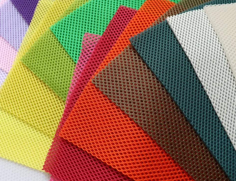 READY SHIP 3D Air Spacer Sandwich  Solid Color Plain Style Shoes Chair Backpack Garment 3 mm Mesh Fabric