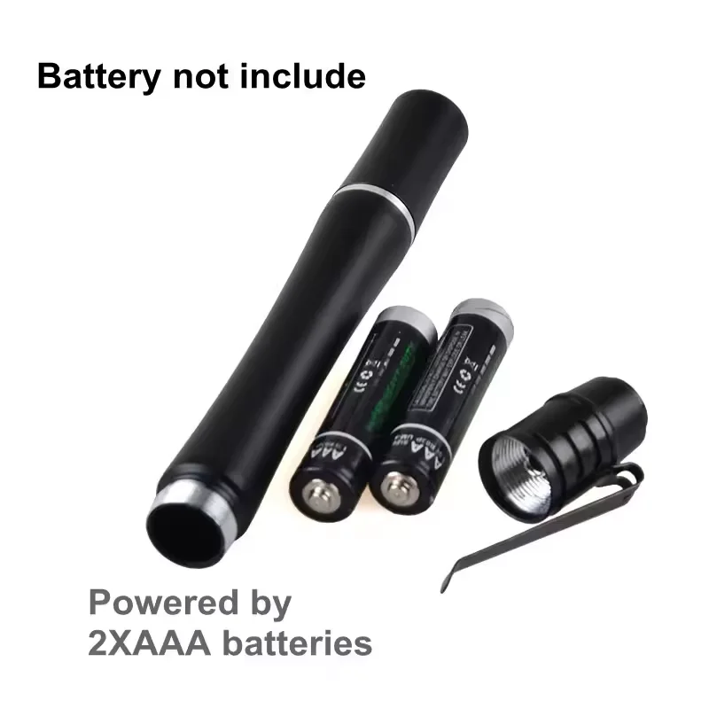 High Quality UV 395nm LED Flashlight Scorpion Searching Pen Light Waterproof Aluminum Alloy Body with AAA Battery