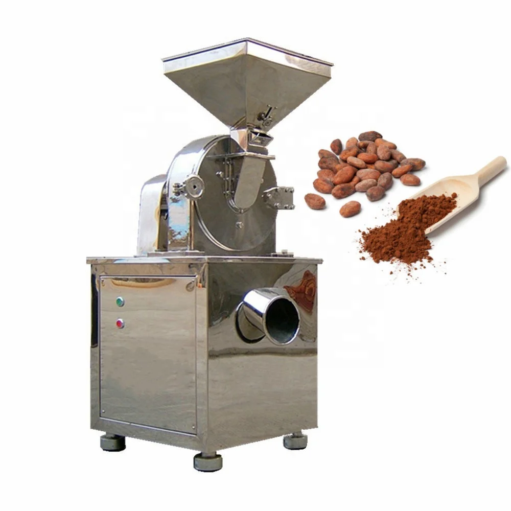 Wanda 304 Stainless Steel Carob Cacao Bean Cocoa Cake Powder Pin Mill Machine From China