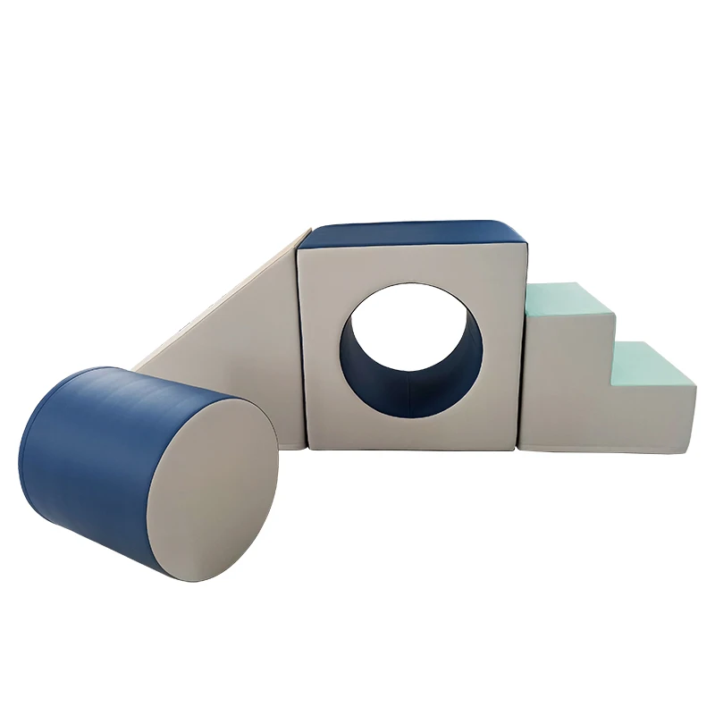 New Interactive Soft Foam Toddler Climbing Gym 4-Piece Toddler High Density Soft Foam Play Set for Home