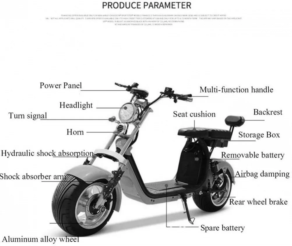 
1200W Wholesale express adult used two wheel moped electric motorcycles with 2 seats 