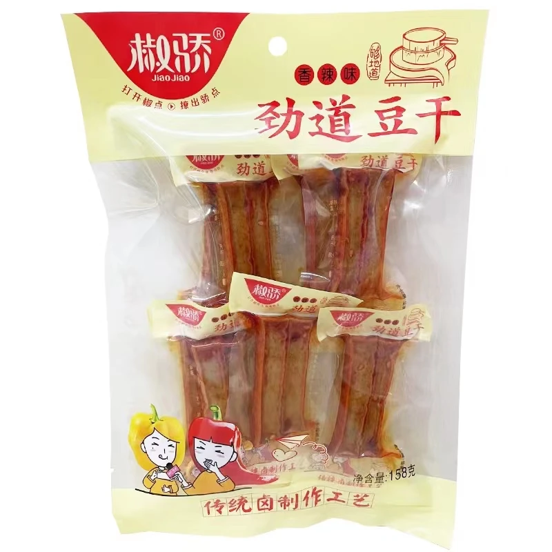Jiaojiao 158 г закуски из туфу с сильной горелкой измельченные вручную вегетарианские стейки