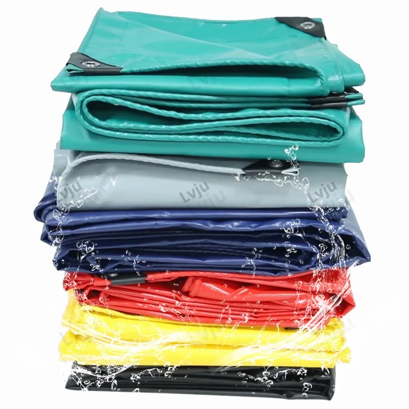 Lvju Custom Laminated Pvc Tarpaulin 500D Rainproof Tarpaulin 4X5M