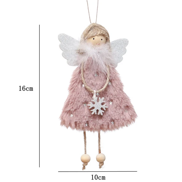 Christmas Angel Dolls Hanging Ornament Xmas Gifts Angel Gnomes For Christmas Tree Ornaments Pendant Christmas Decorations