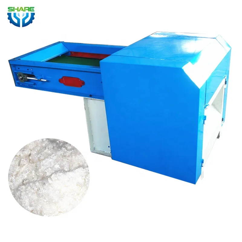 Polyester wool fiber opening machine cotton bale opener machine