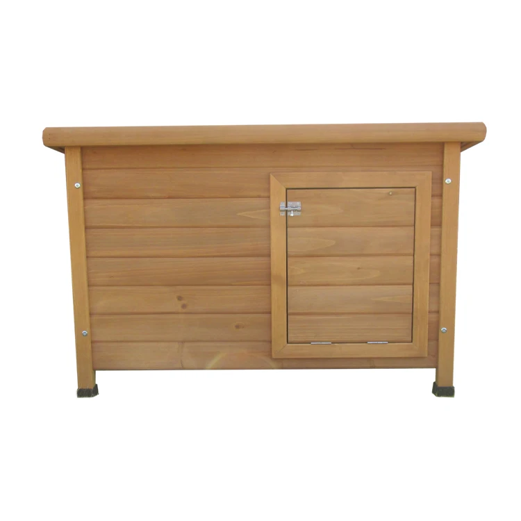 Wooden Natura Duck House Outdoor Small Animal House with Openable Roof And Ramp