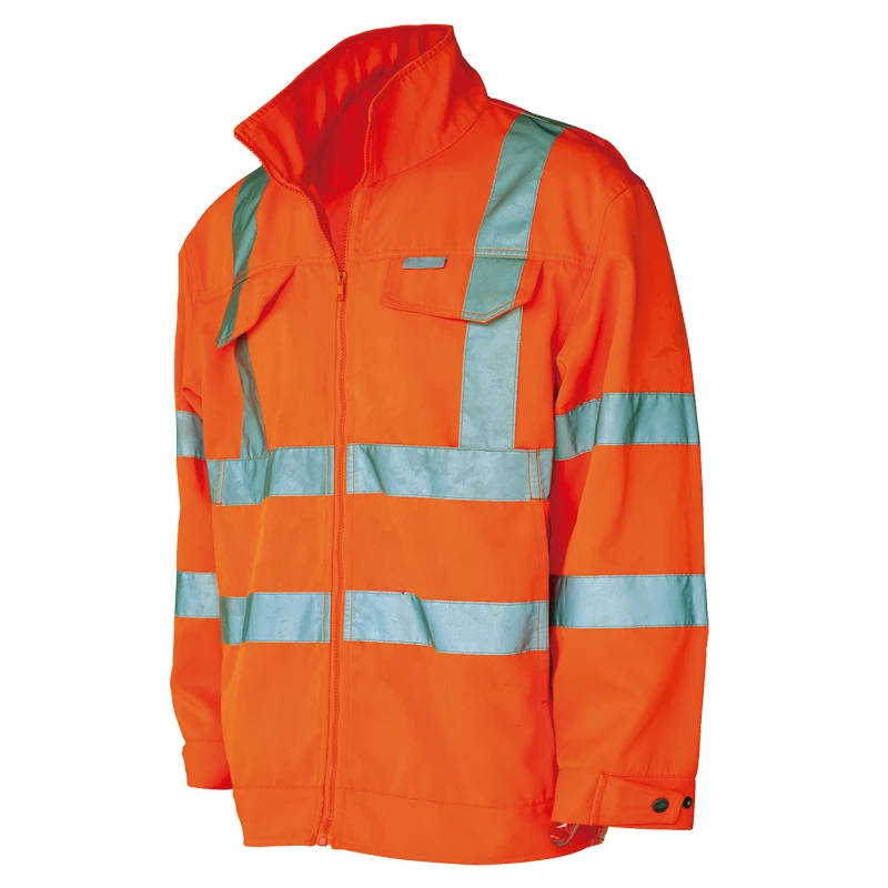 Polyester Road Construction Hi vis Reflective Safety Clothing with Customizable Logo Industrial Safety Apparel