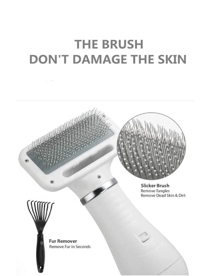 Sohpety Portable Blower Cat Pet Dry Dog Grooming Hair Dryers Pet Hair Dryer Drying Brush Machine Grooming