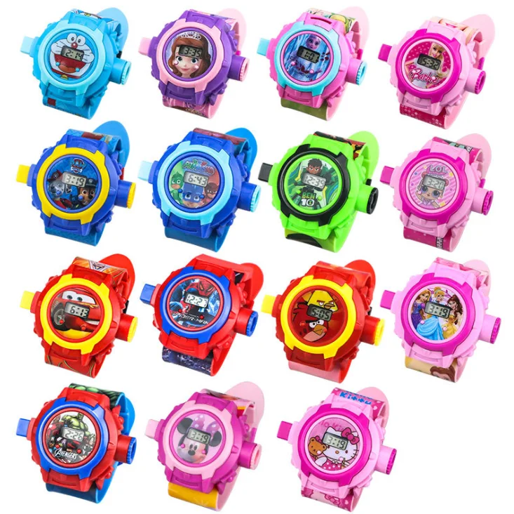 2021 hot sales Watch cartoon animation toy kindergarten boy kid watch