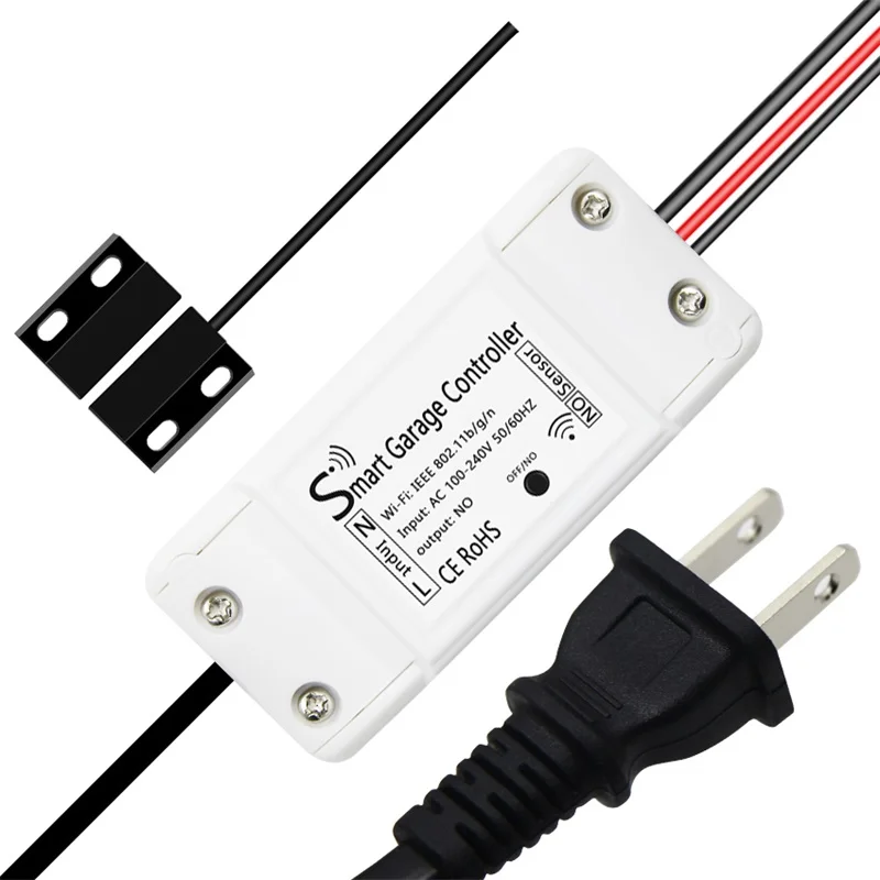 Easy installation wireless automatic sliding garage door opener with alexa voice control for smart home