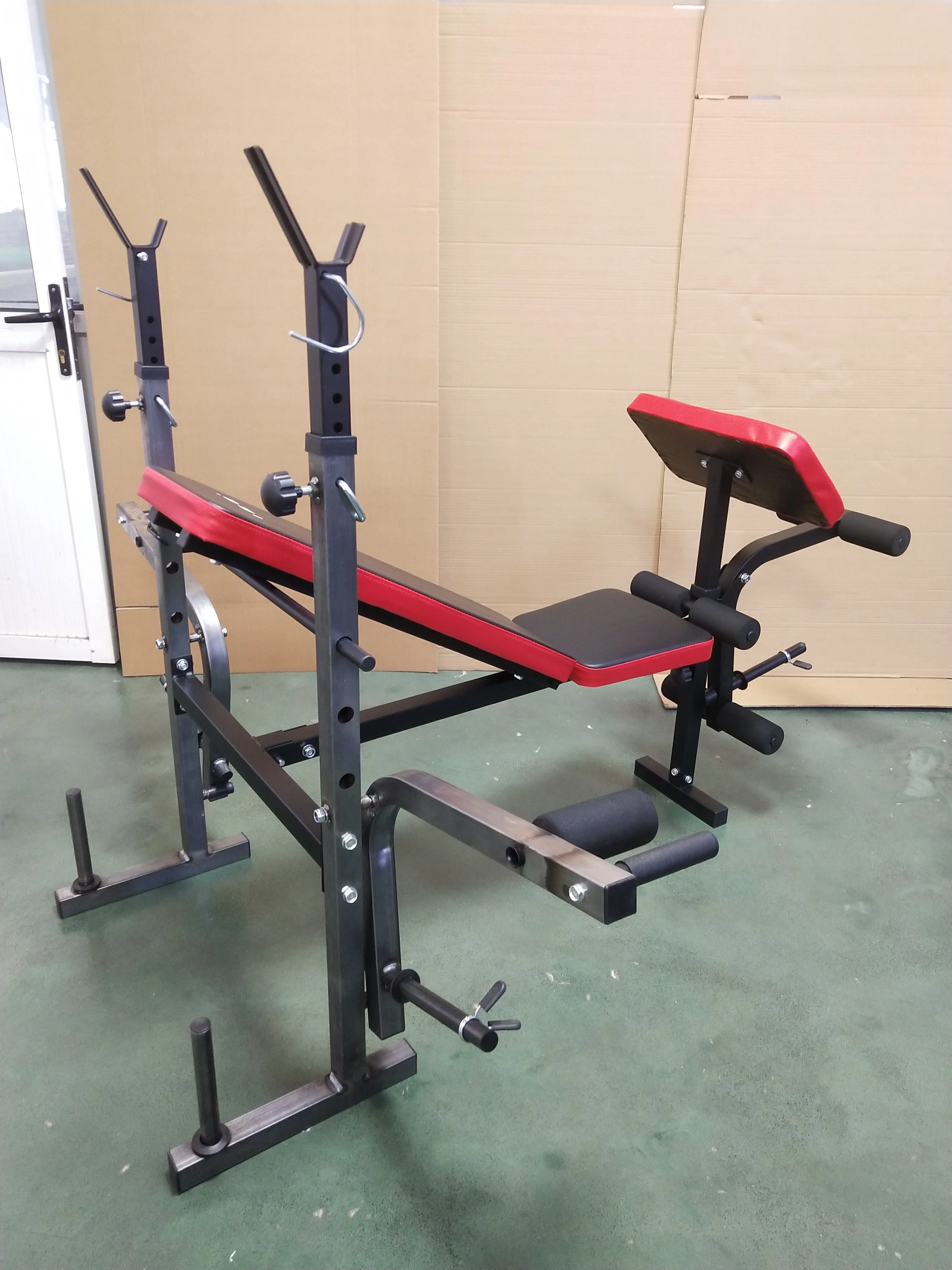 Unisex Home Indoor Strength Training Equipment Squat Rack Fitness Exercise Bench for Living Room Use
