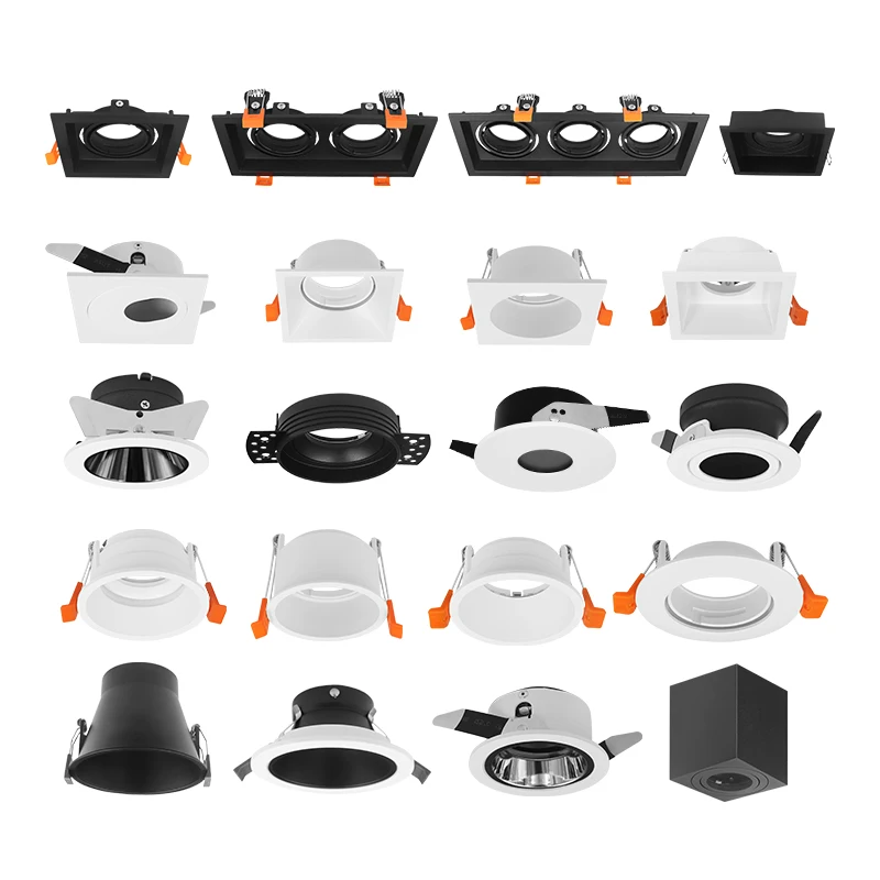 VACE Recessed Mr16 Gu10 Spot Fixtures Modern Trimless Ceiling Led Lights Down Lights Downlights