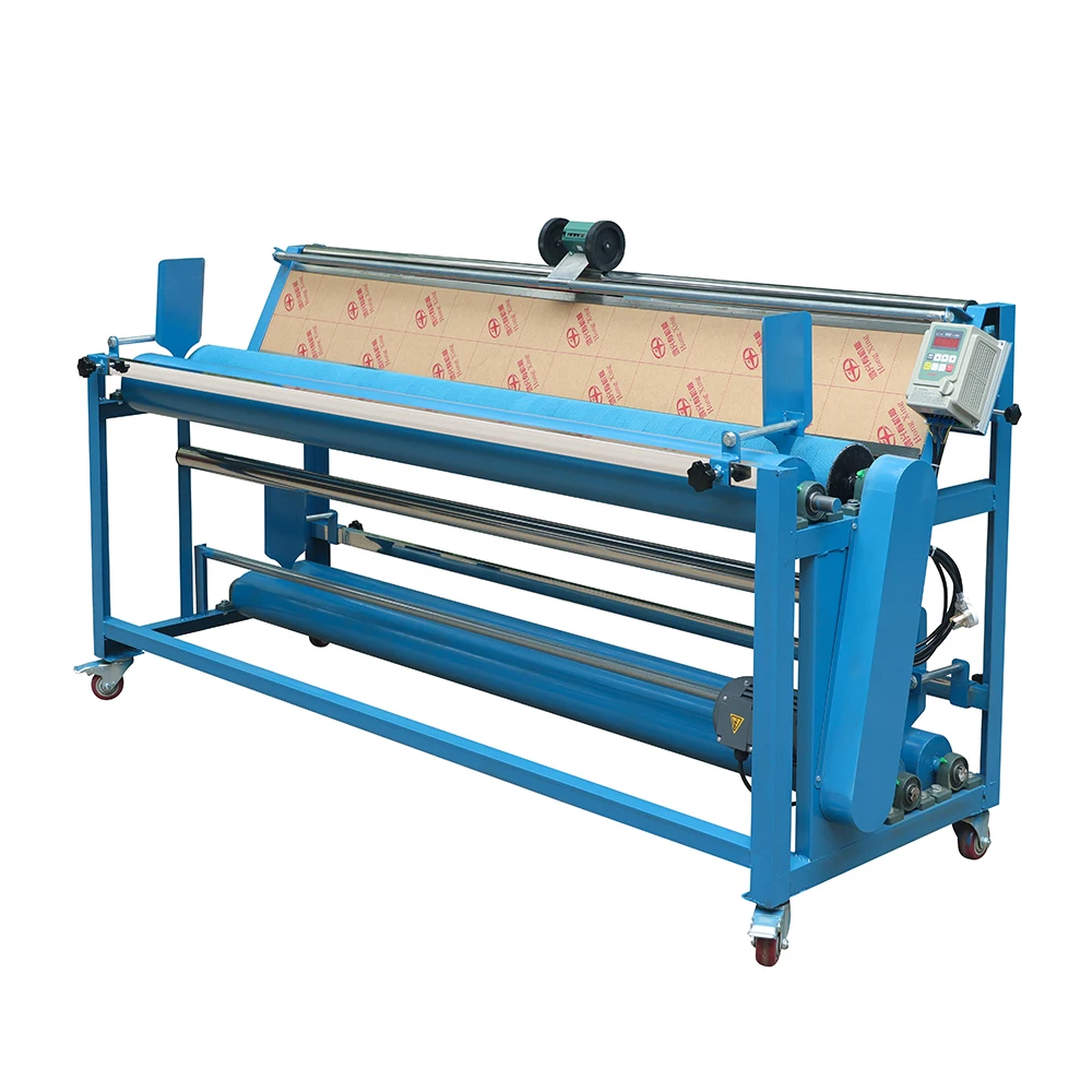 Fabric factory measuring rewinding cloth rolling machine clothes checking equipment
