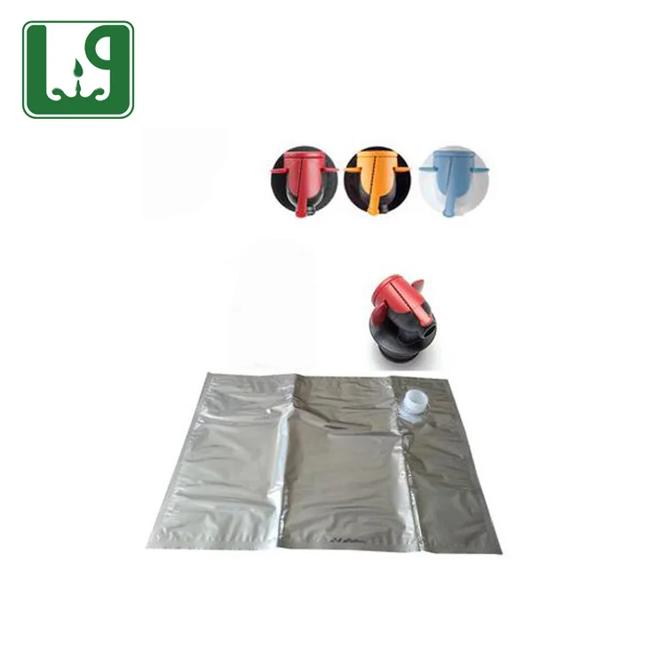 Factory direct sale food grade 3L wine bag vitop plastic water faucet