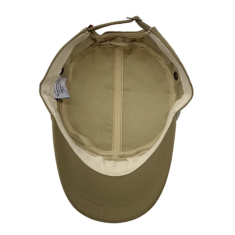 Hard Core High quality Outdoor Waterproof flat-top cap Anti-UV Pure Color Flat Top Military Cap Ripstop Cap Dad hat
