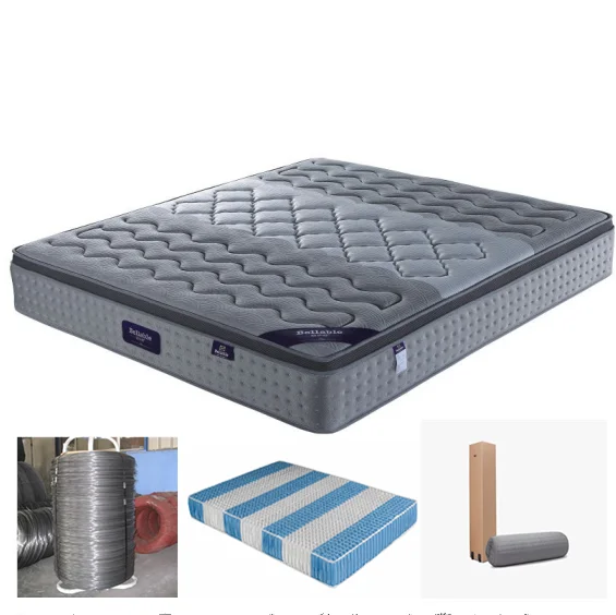 Memory foam  bonnell spring pocket spring high quality inexpensive bedroom hotel mattress