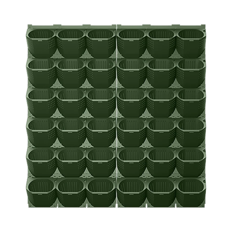 Vertical Garden Wall Pots With Drip Irrigation System With Drainage System Flower Pot Planter