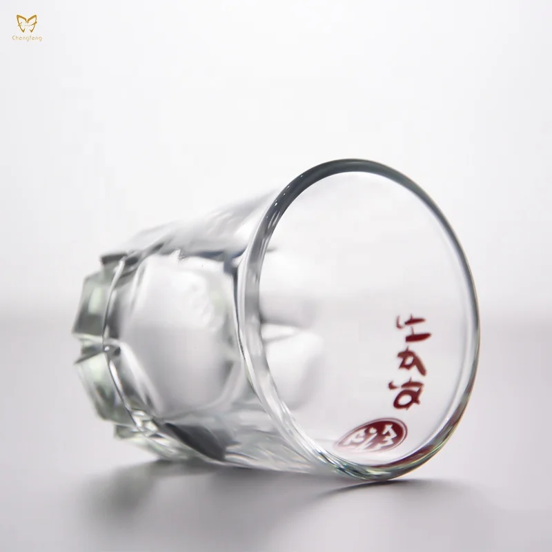 50ml Korean soju shot glass with any custom logo