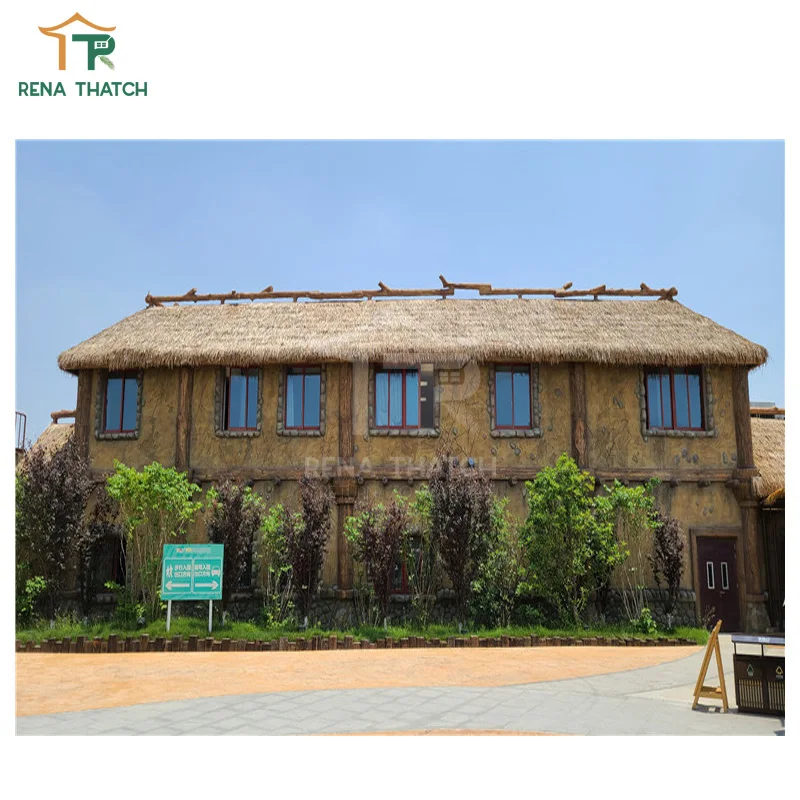 Огнезащитный синтетический тростник крыша Бельведер